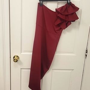 Women's one Shoulder Mini Dress